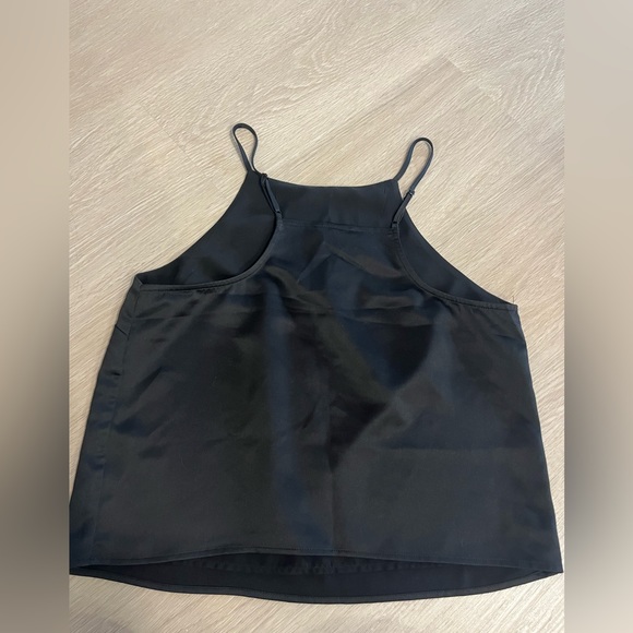 High Neck Satin Blouse - Dynamite - Picture 2 of 3